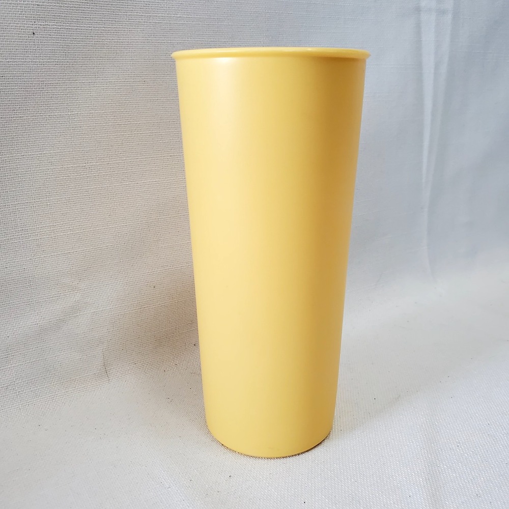 Vintage‎ ◇ Tupperware #873 Yellow Drink Cup ◇ 12 Ounce Tumbler